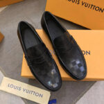 Giày lười Louis Vuitton Graduation Loafer caro chìm màu đen