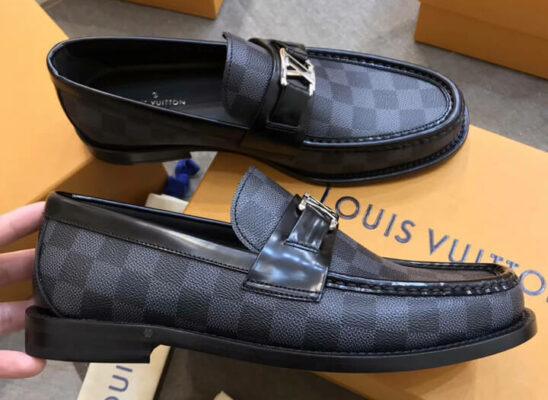 Giày Louis Vuitton Major Loafer caro màu đen