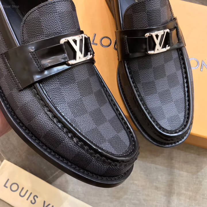 Giày Louis Vuitton Major Loafer caro màu đen