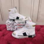 Giày cổ cao Dolce Gabbana Calfskin Custom 2.Zero High-Top Sneakers