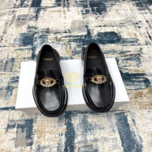 Giày lười Versace Medusa Loafers Like Auth màu đen