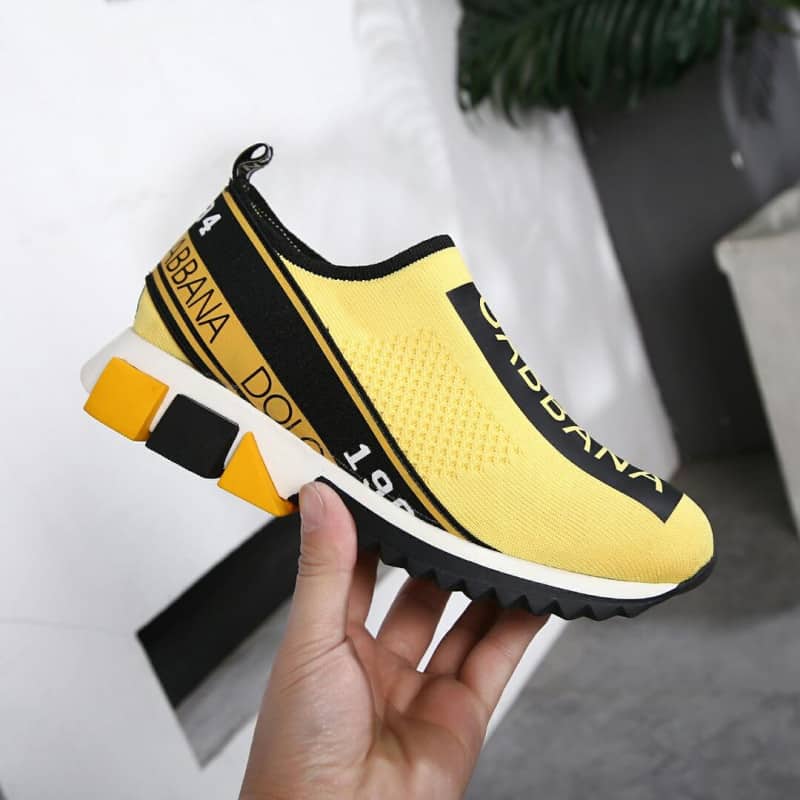 Giày Slip On Dolce Gabbana Sorrento Yellow Like Auth