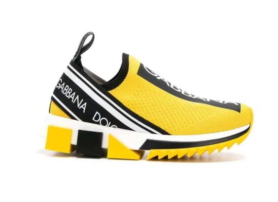 Giày Slip On Dolce Gabbana Sorrento Yellow Like Auth