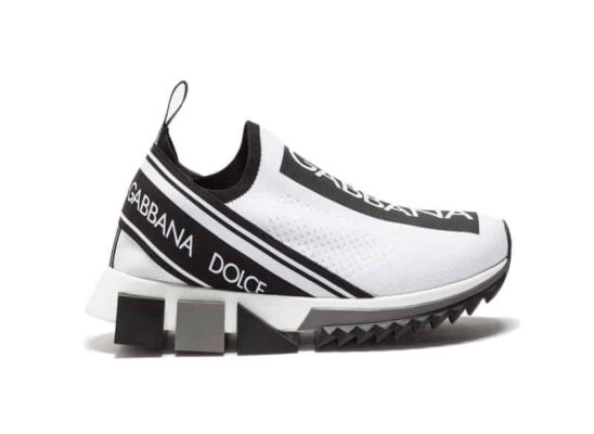 Giày Slip On Dolce Gabbana Sorrento White Like Auth