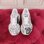 Giày thể thao Dolce Gabbana Hand Painted Graffiti Calfskin Nappa Daymaster