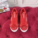 Giày thể thao Dolce Gabbana Calfskin Custom 2.Zero Sneakers màu đỏ