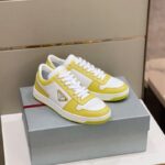 Giày thể thao Prada Leather Sneakers màu vàng