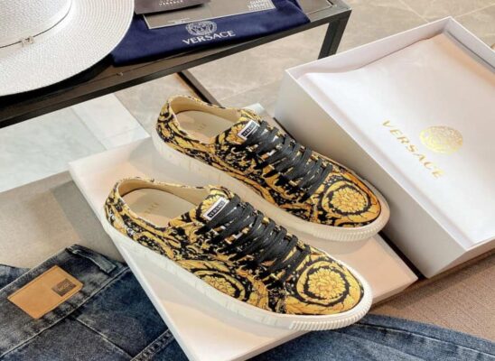 Giày thể thao Versace Greca Barocco Print Sneakers