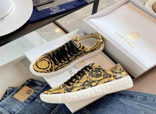 Giày thể thao Versace Greca Barocco Print Sneakers