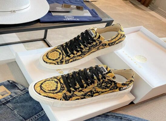 Giày thể thao Versace Greca Barocco Print Sneakers