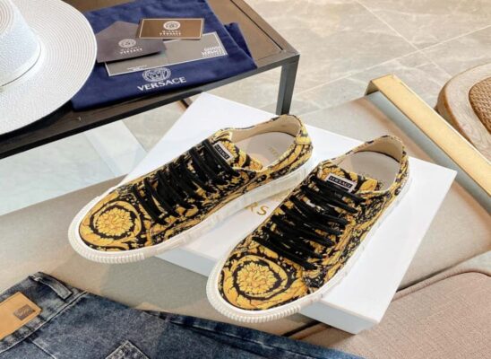 Giày thể thao Versace Greca Barocco Print Sneakers