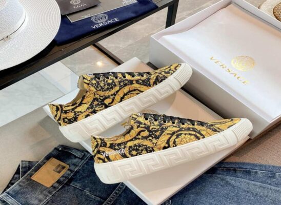 Giày thể thao Versace Greca Barocco Print Sneakers