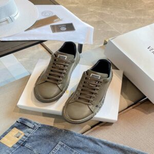 Giày thể thao Versace Greca Logo Sneakers màu nâu