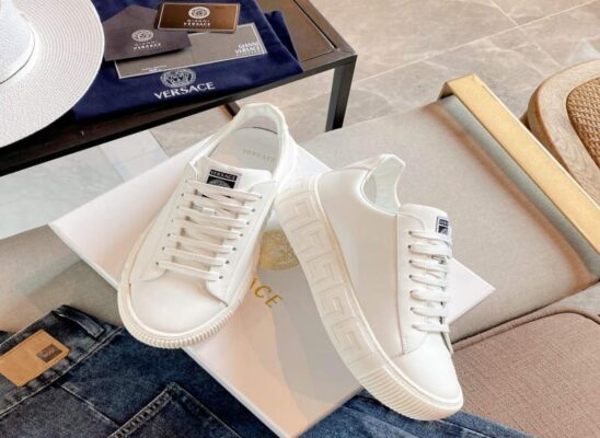 Giày thể thao Versace Greca Sneakers màu trắng