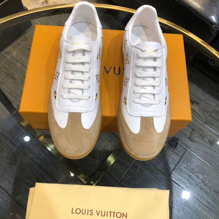 Giày Louis Vuitton nam buộc dây Trainer White Black