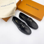 Giày lười Louis Vuitton like au Major Loafer họa tiết hoa bóng mờ